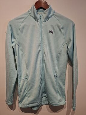 Helly Hansen Light Blue Full-Zip Women's Sweater